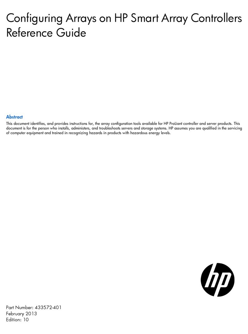 HP Configuring Arrays User manual