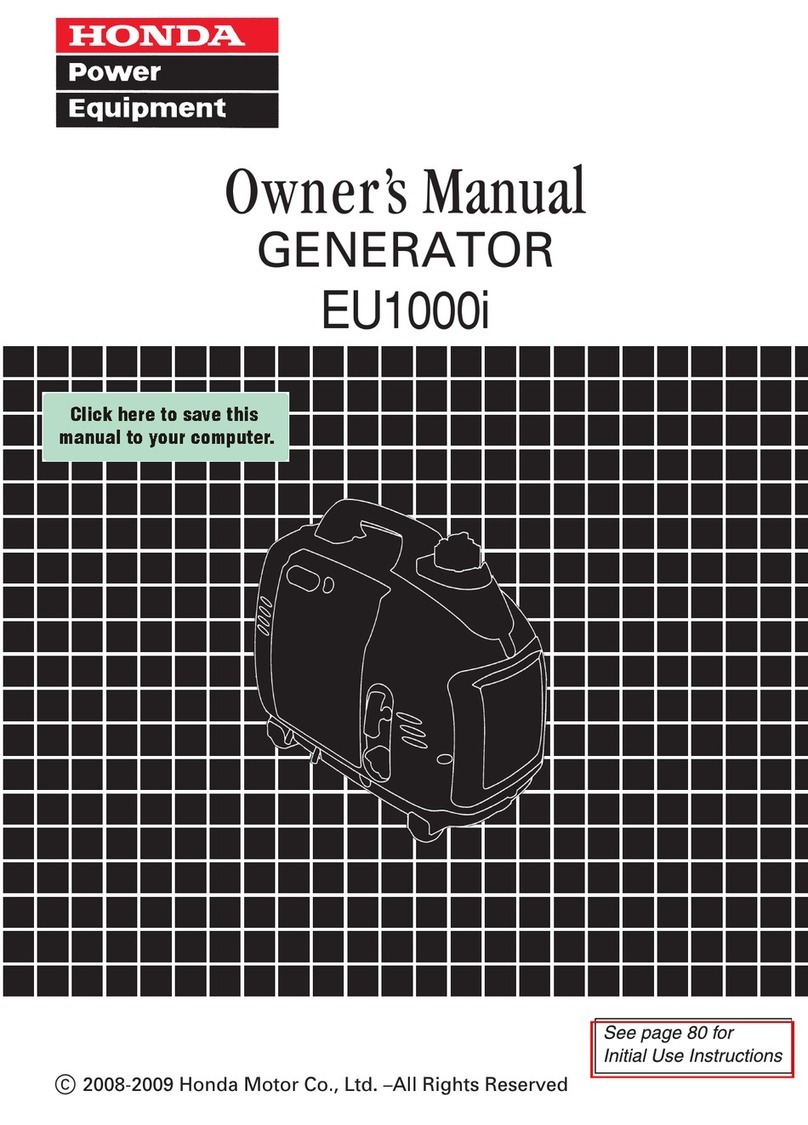 Honda EU 1000i owner's manual