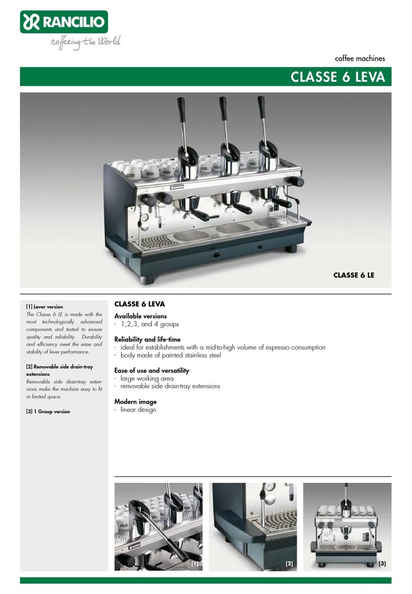 Rancilio CLASSE 6 LEVA User manual