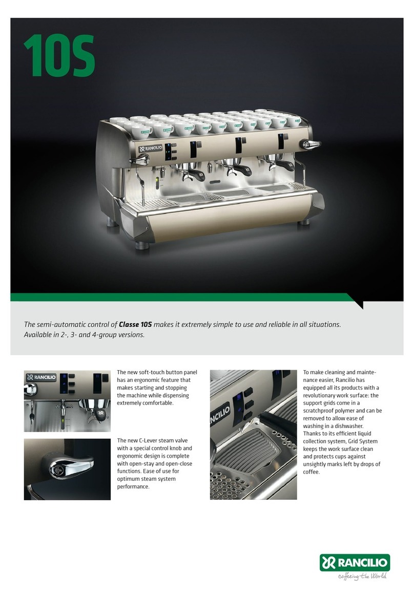 Rancilio Classe 10S User manual