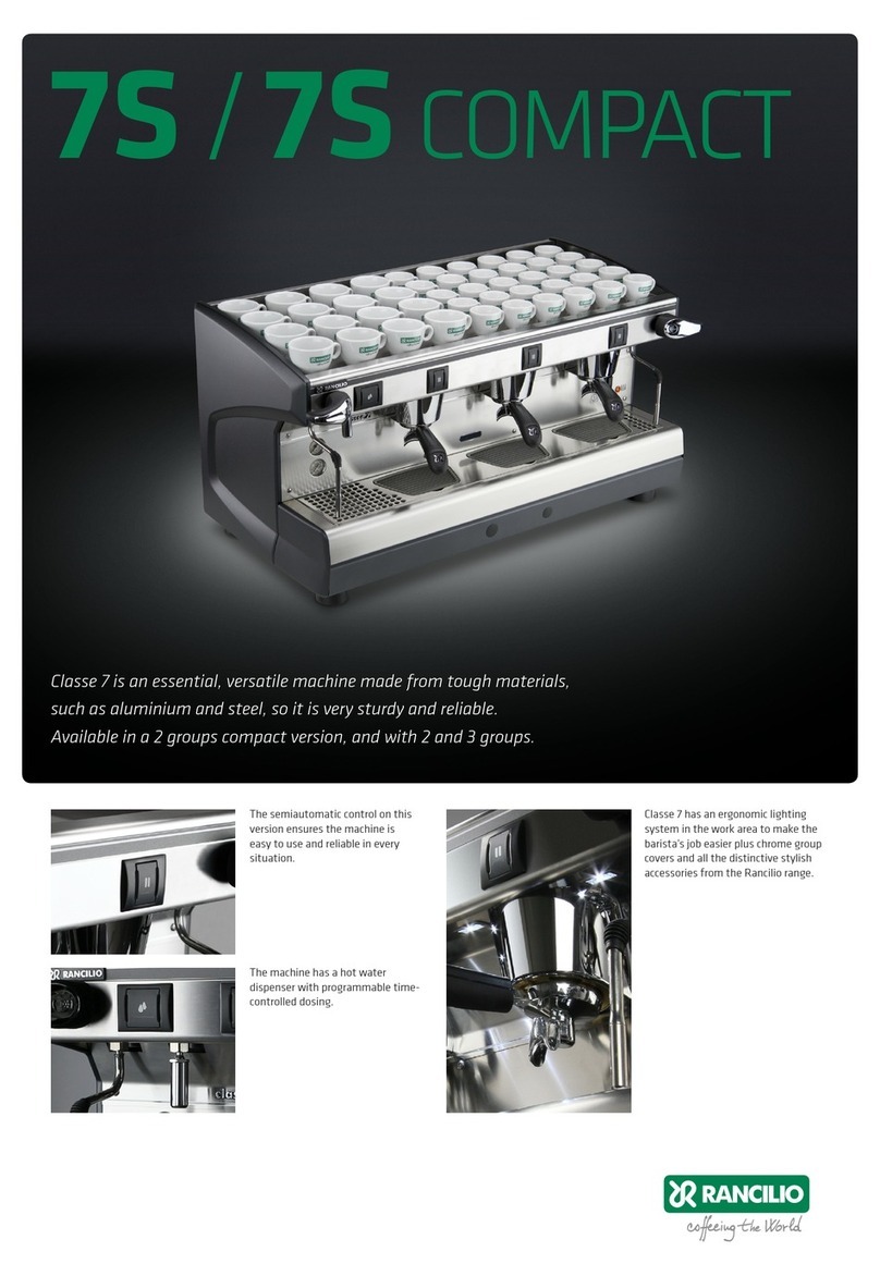 Rancilio Classe 7S User manual