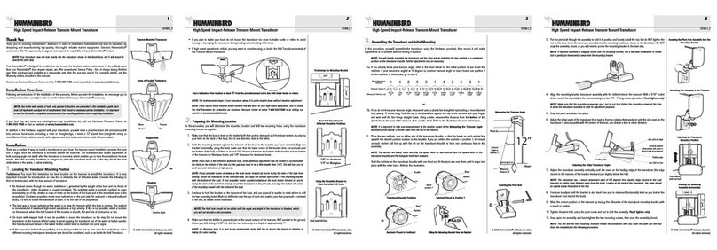 Humminbird Transducer User manual
