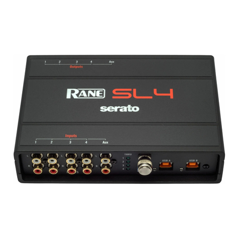 Rane SL 4 User manual