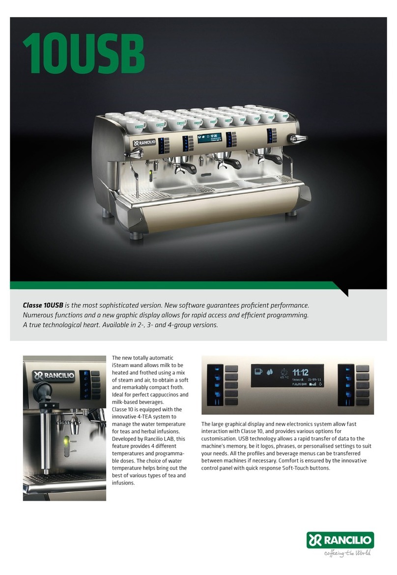 Rancilio CLASSE 10 User manual