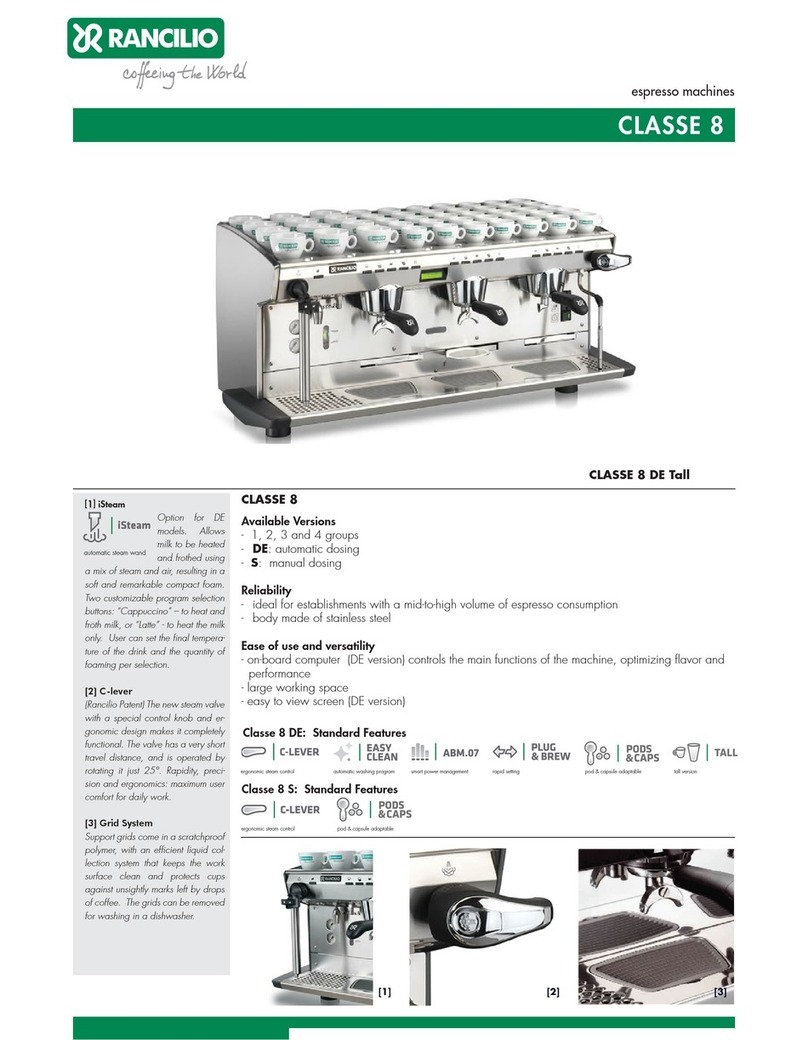 Rancilio Classe 8 S specification