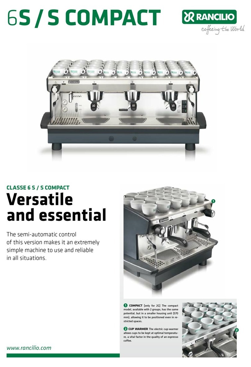Rancilio CLASSE 6 S User manual
