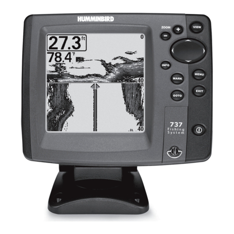Humminbird 737 GPS Operation manual