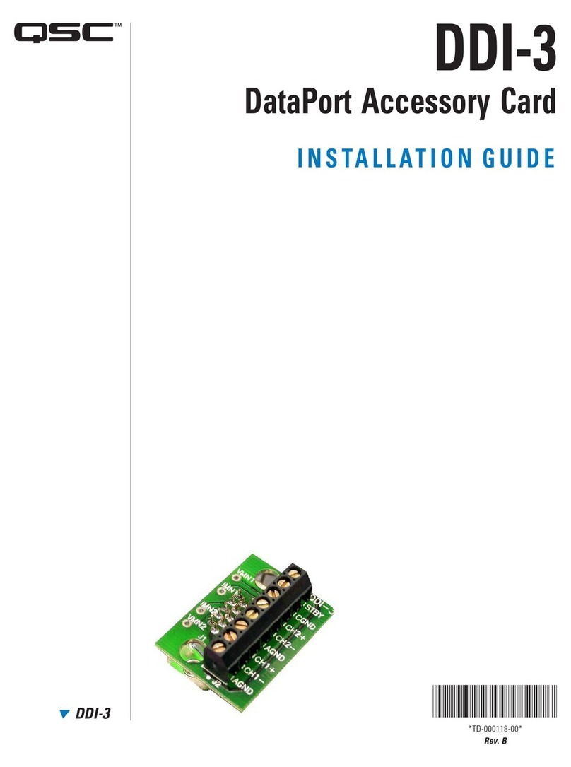 QSC DDI-3 installation guide