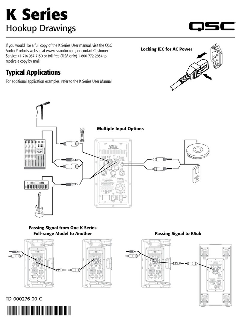 QSC K series specification