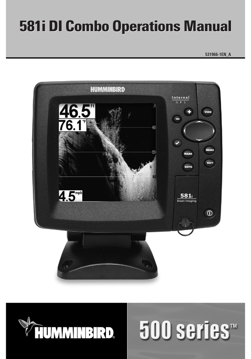 Humminbird 581i DI Combo Operation manual