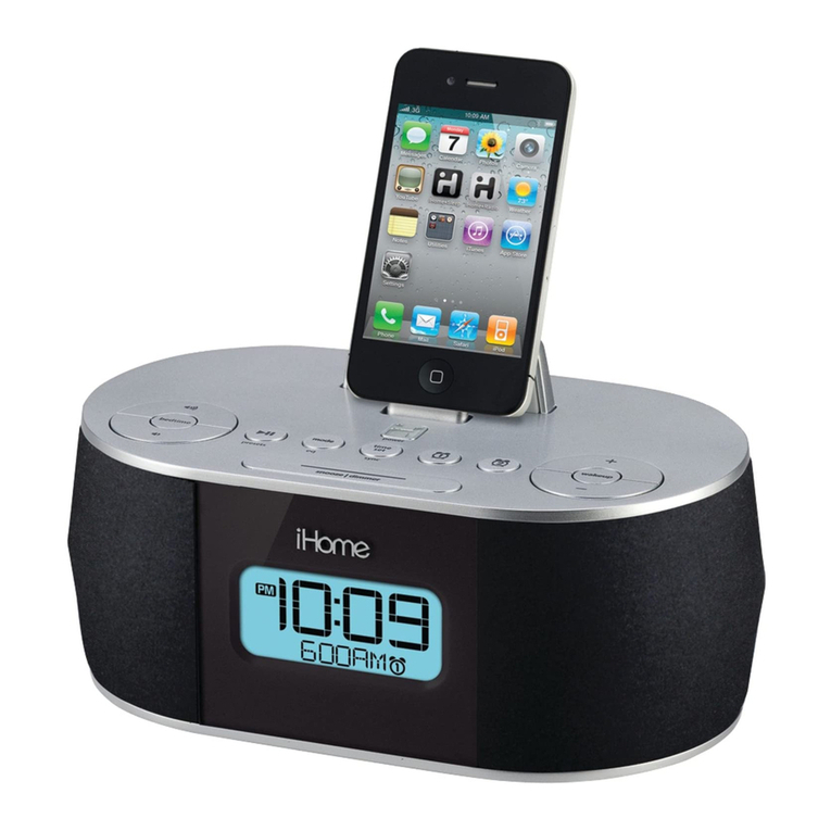 iHome iD38 User manual