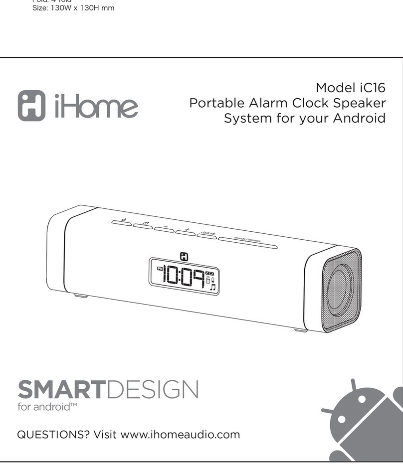 iHome SMARTDESIGN iC16 series instruction manual