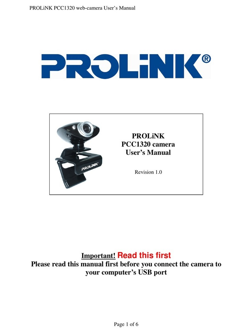 PROLiNK PCC1320 User manual