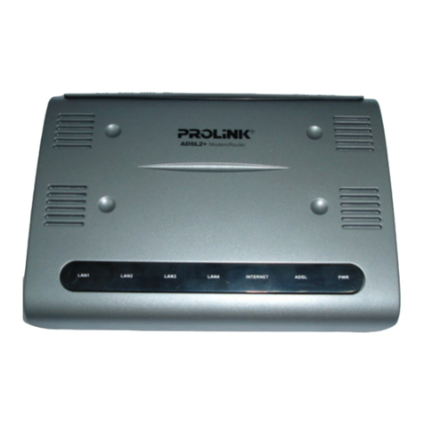 PROLiNK Hurricane 9200P User manual PROLiNK Hurricane 9200P User manual