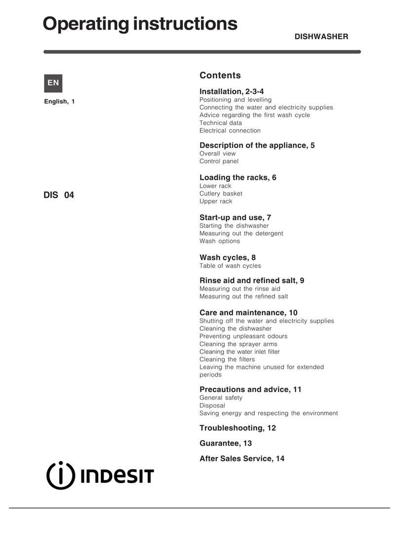 Indesit DIS 04 User manual