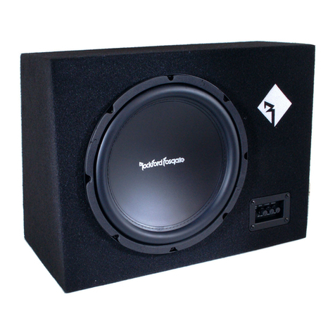 Rockford Fosgate R300-10 Installation and operating manual