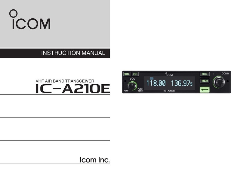 Icom IC-A210E instruction manual