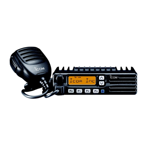 Icom IC-F111 User manual