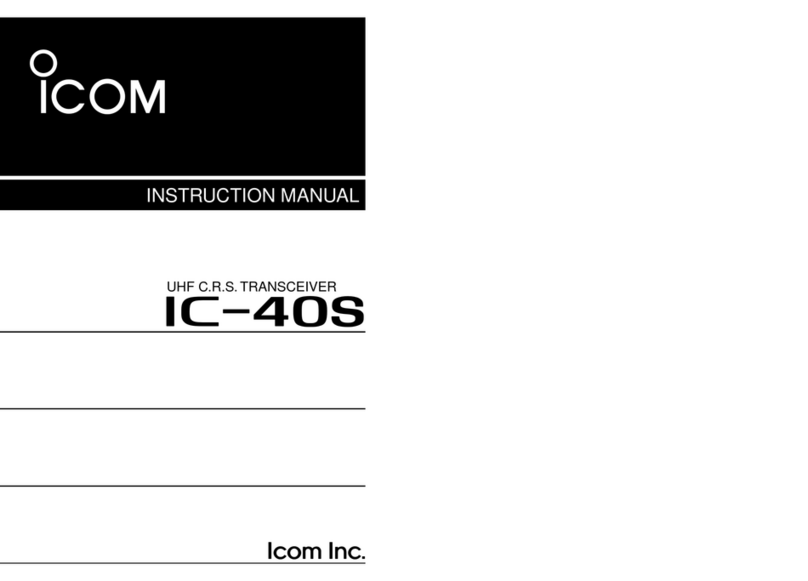 Icom IC-40S User manual