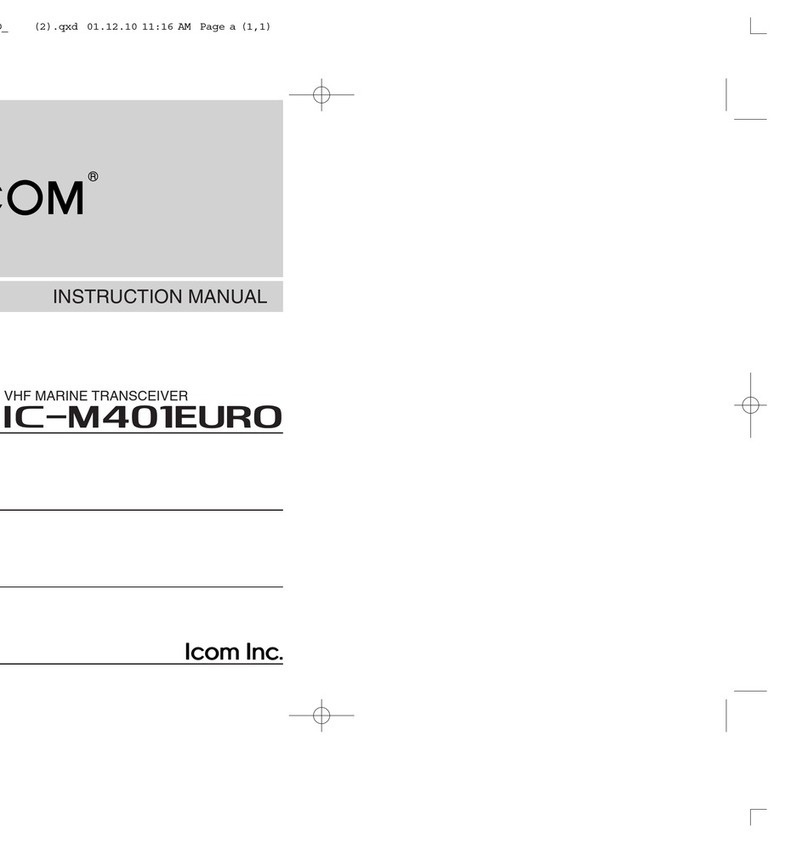 Icom IC-M401EURO User manual