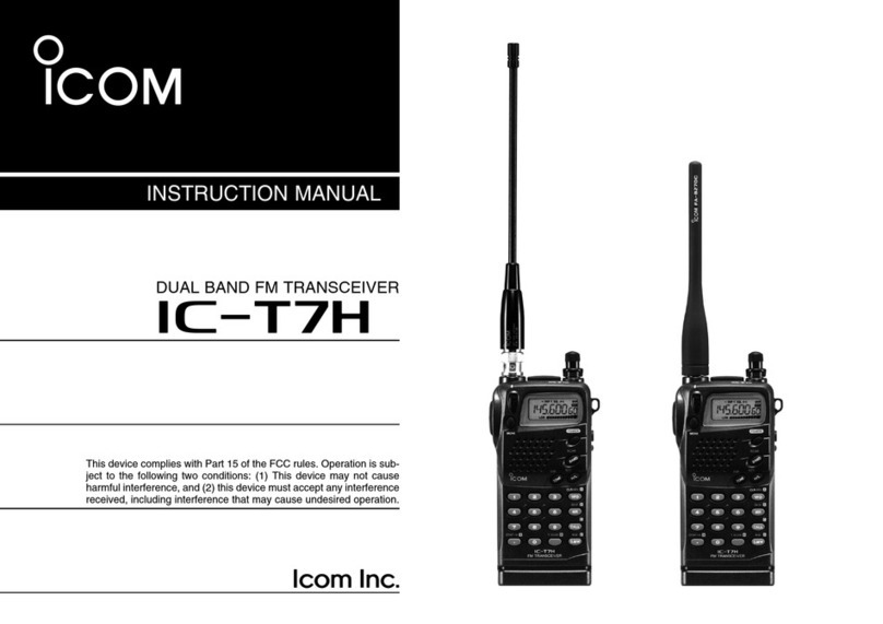 Icom IC-T7H instruction manual