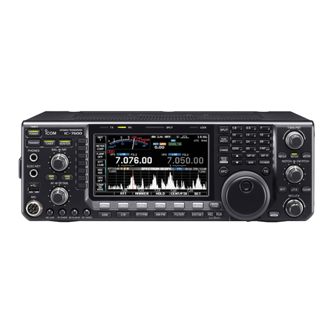 Icom IC-7600 User manual