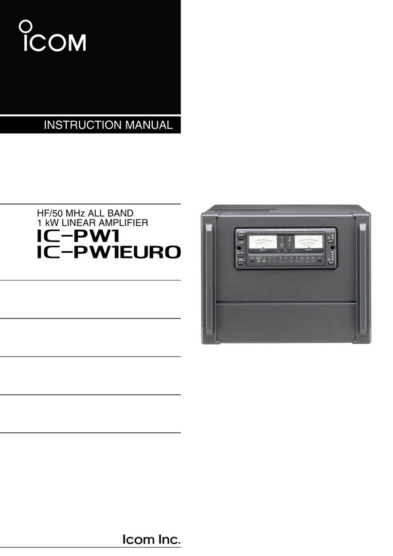 Icom IC-PW1 User manual Icom IC-PW1 User manual