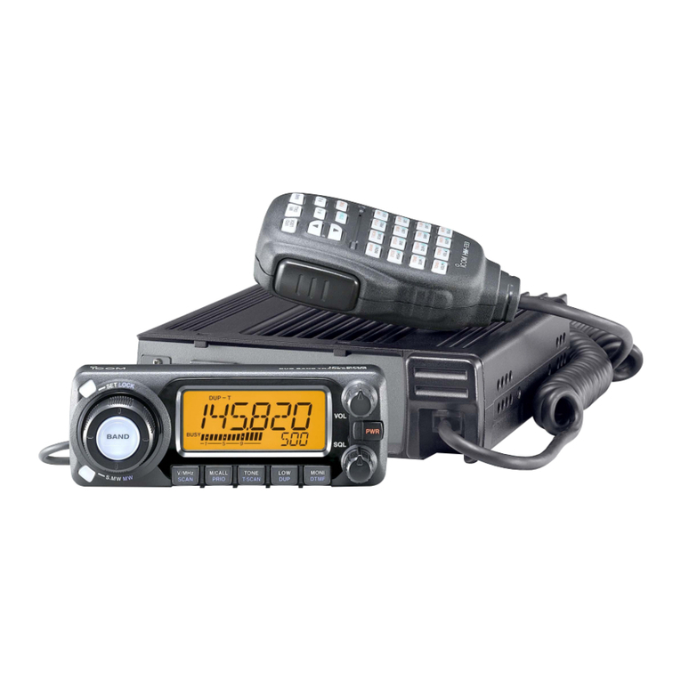 Icom IC-E208 instruction manual