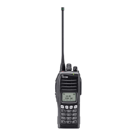 Icom IC-F3161T instruction manual