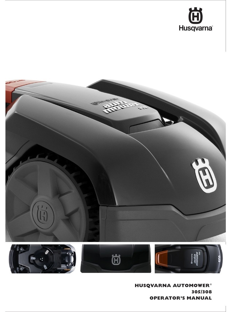 Husqvarna Automower 305 User manual