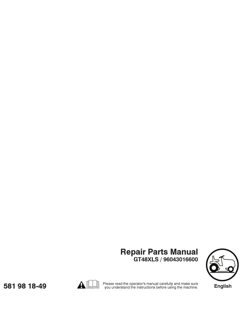 Husqvarna GT48XLS Owner's manual