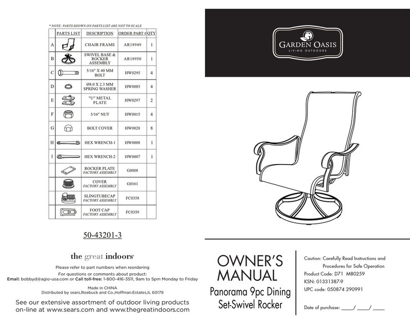 Garden Oasis 50-43201-3 User manual