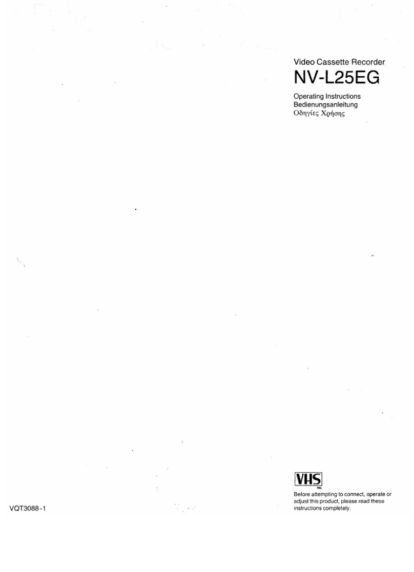 Panasonic NV-L25EG User manual