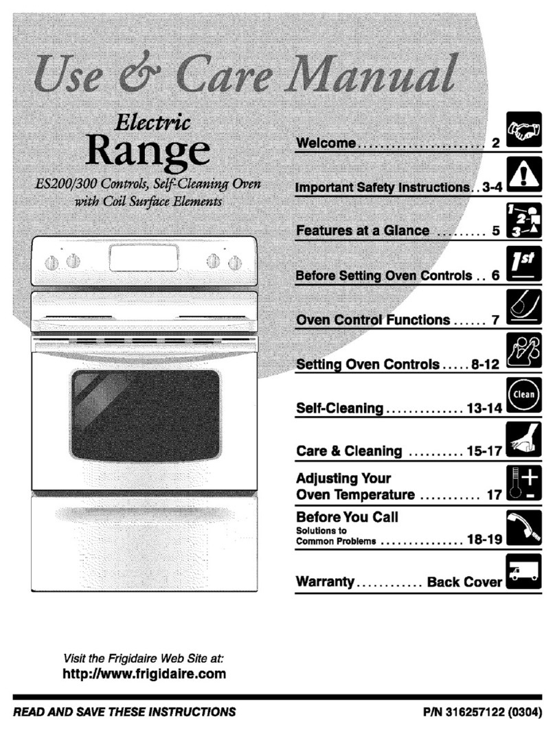 Frigidaire TEF353AWF User manual