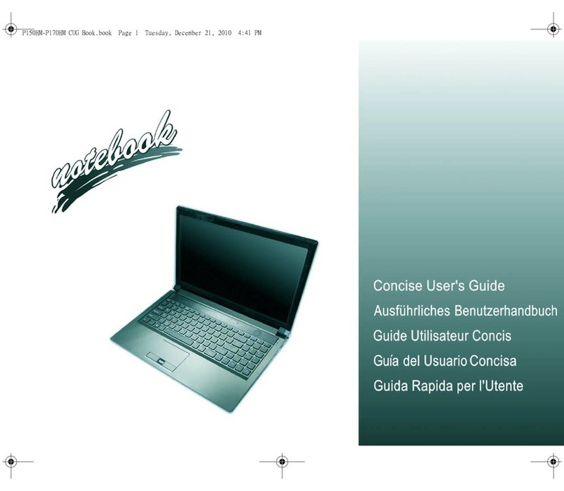 EUROCOM Notebook User manual