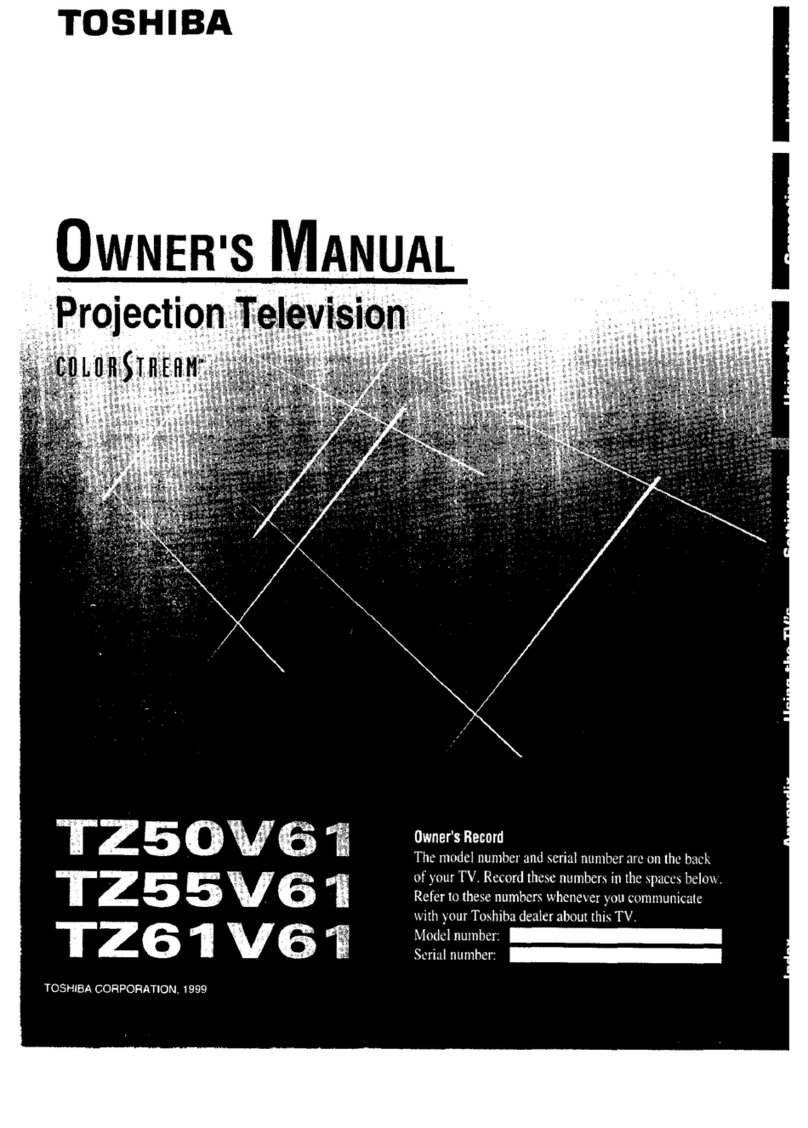 Toshiba ColorStream TZ50V61 owner's manual