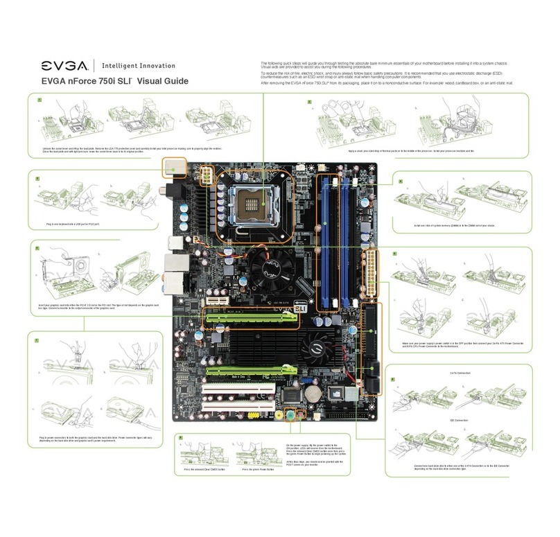 EVGA nForce 750i SLI User manual