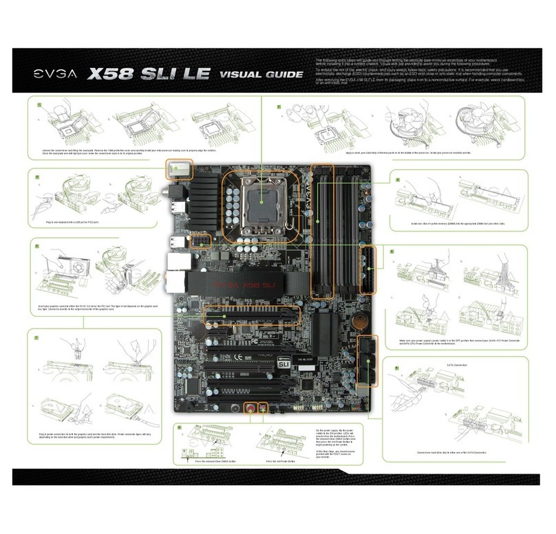 EVGA X58 SLI LE Visual guide