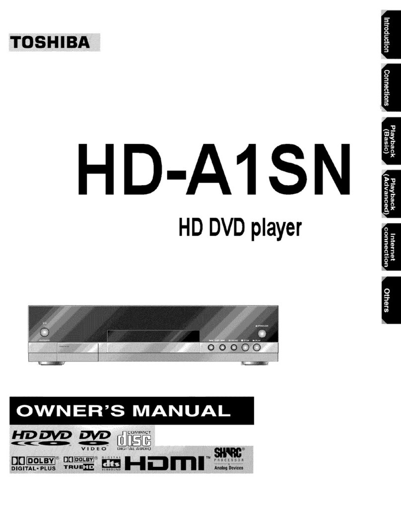 Toshiba HD-A1SN owner's manual