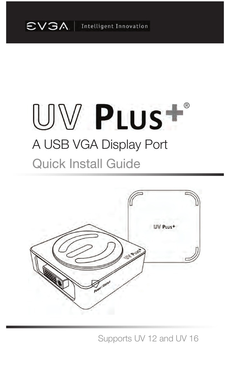 EVGA UV Plus+ Quick install guide