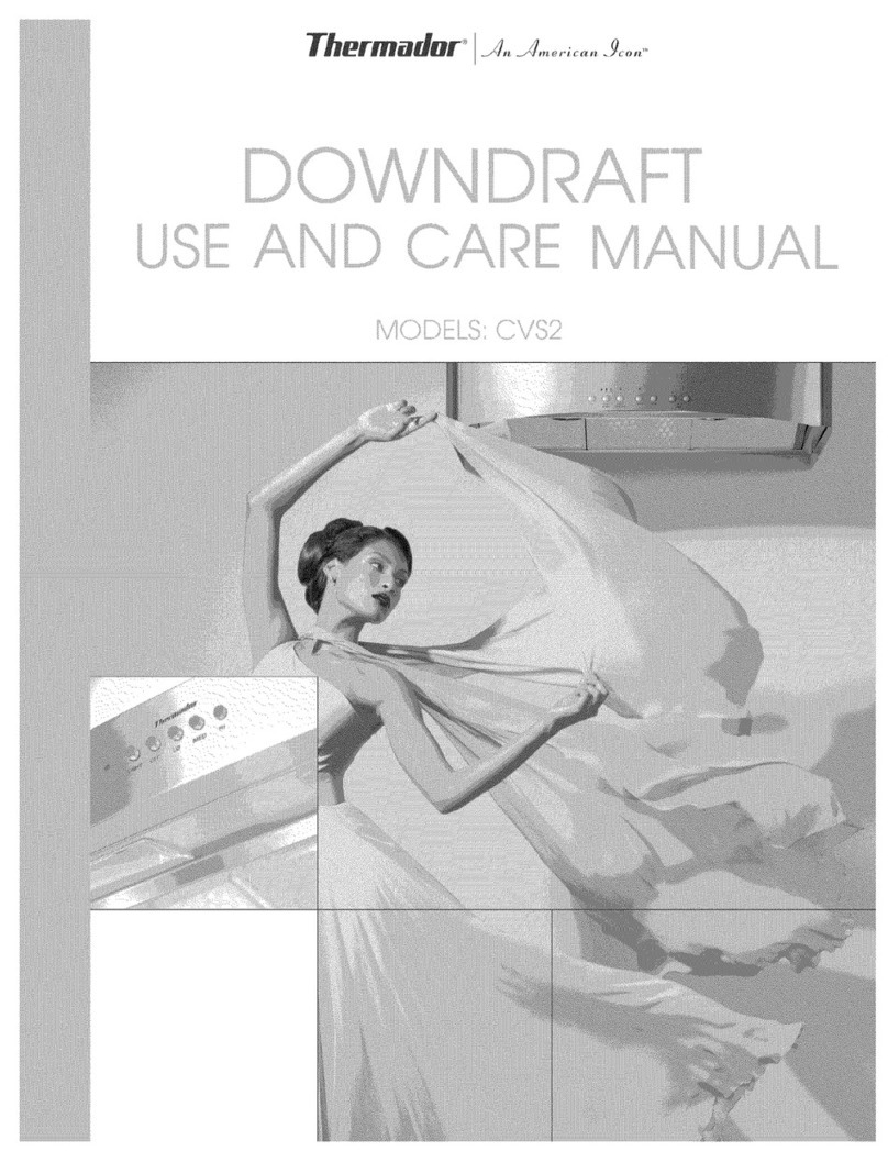 Thermador CVS2 Series User manual