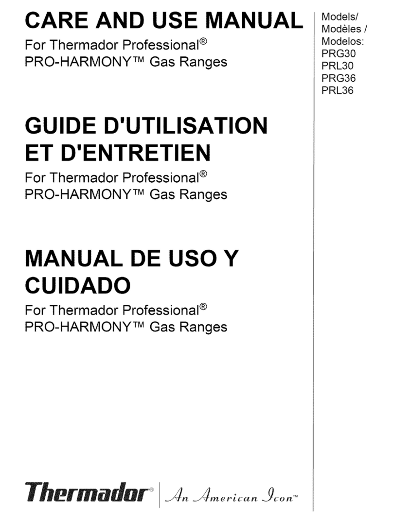 Thermador Professional PRO-HARMONY PRG30 Guide