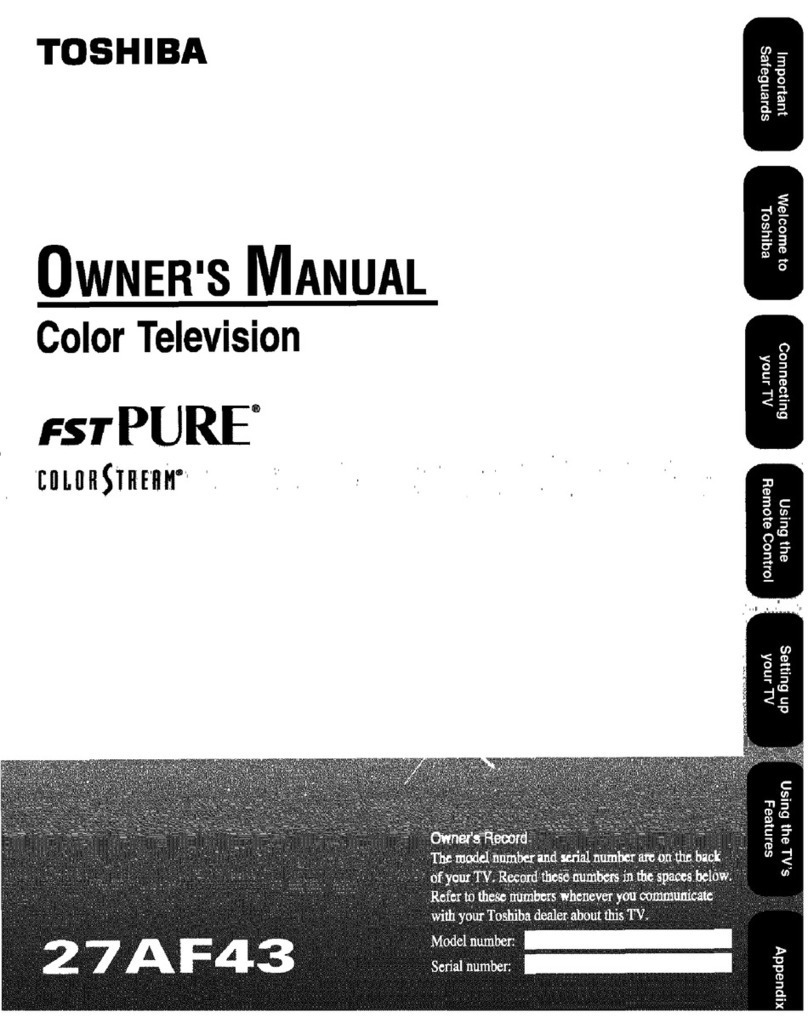 Toshiba 27AF43 User manual Toshiba 27AF43 User manual