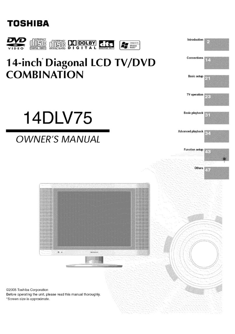Toshiba 14DVL75 owner's manual