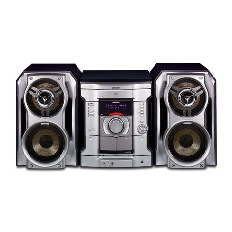 Sony MHC-GX45 - Mini Hi-fi Component System operating instructions