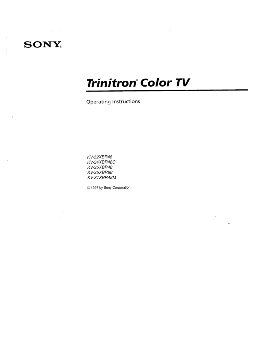 Sony Trinitron KV-37XBR48M User manual