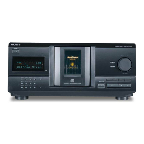 Sony CDP-CX235 - Mega Changer User manual