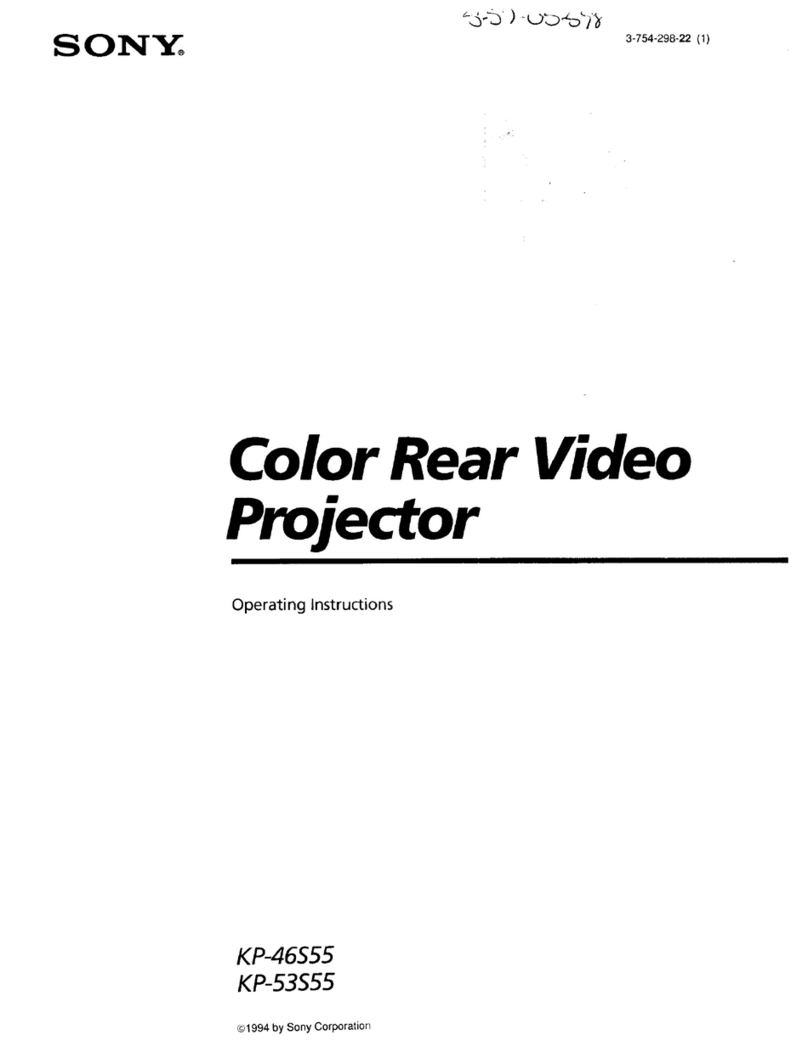 Sony KP-53S55 User manual