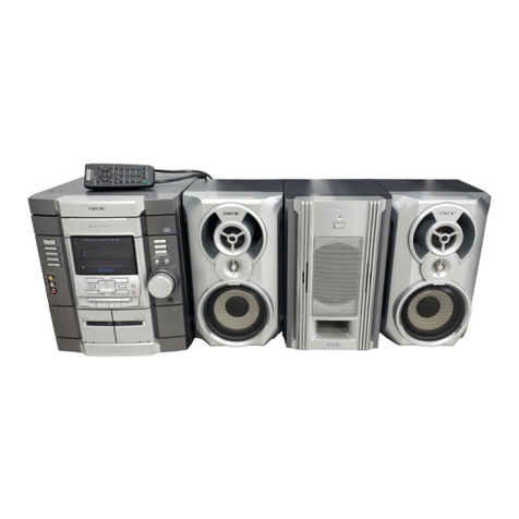 Sony MHC-GX40 - Mini Stereo operating instructions