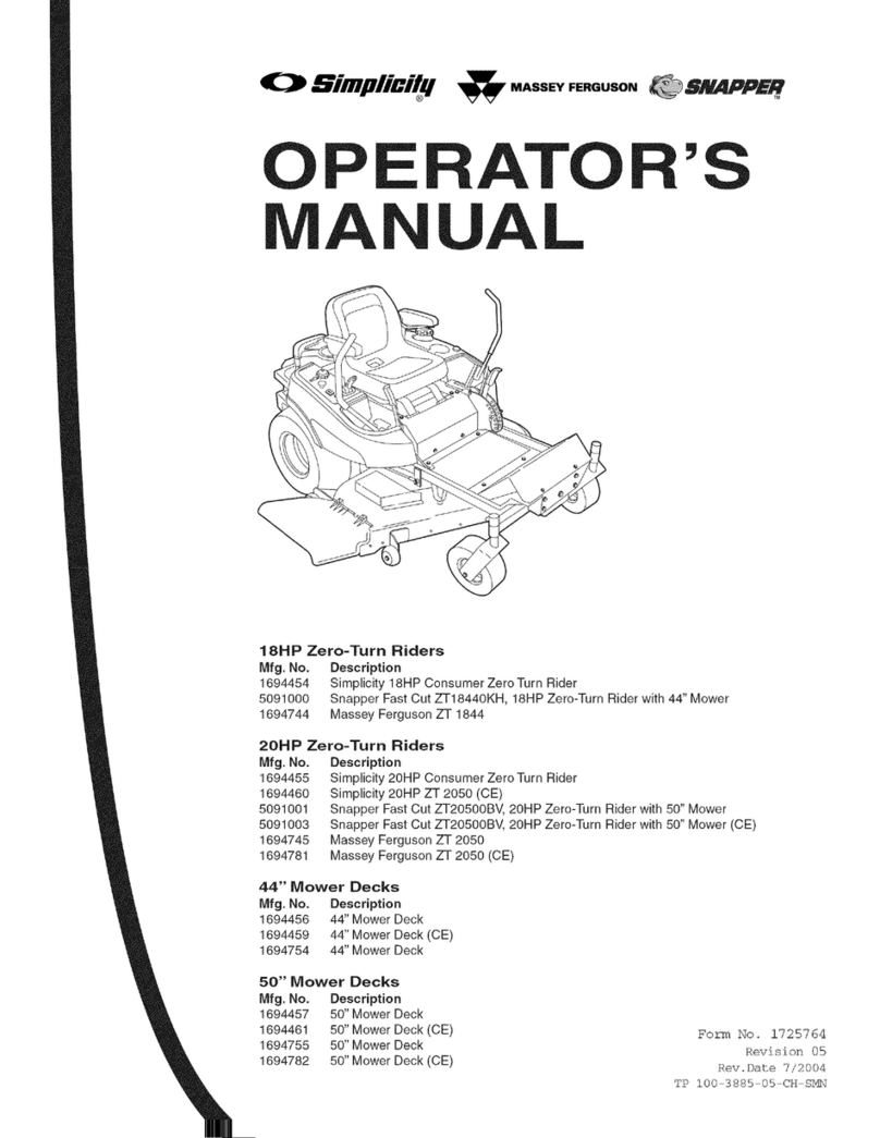 Simplicity 1725764 User manual Simplicity 1725764 User manual